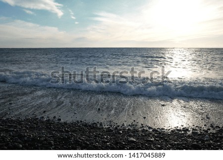 The black sea coast of Sochi