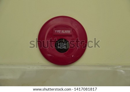 fire alarm equipment in typical building