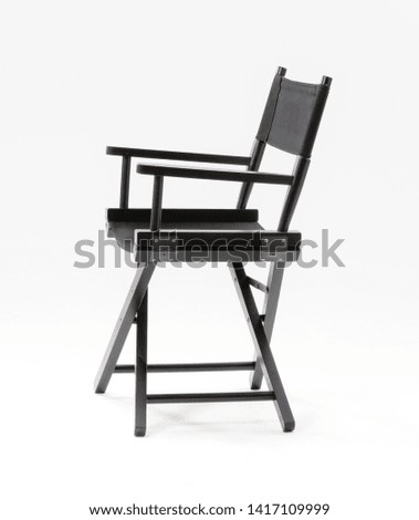 Director Chair on white background