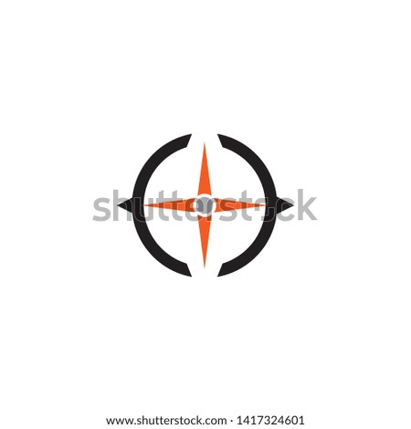 Compass logo icon vector template