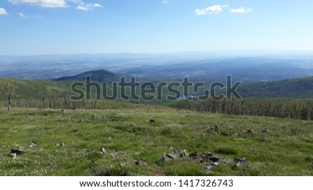San Vicente hills landscape, comarca of Talavera