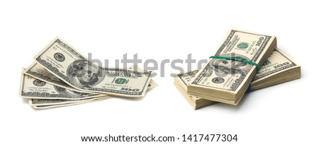 money isolated on a white