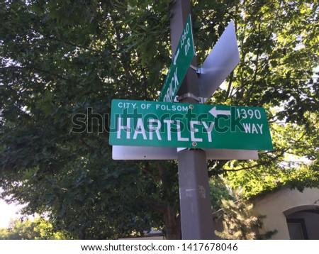 FOLSOM STREET SIGN CALIFORNIA HARTLEY