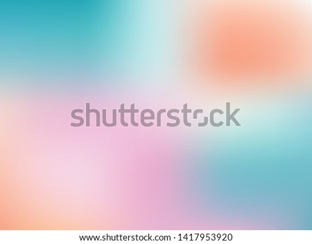 Cool Background Preety Sweet Gradient Pastel Colorful Splash Abstract Blurred Wallpaper
