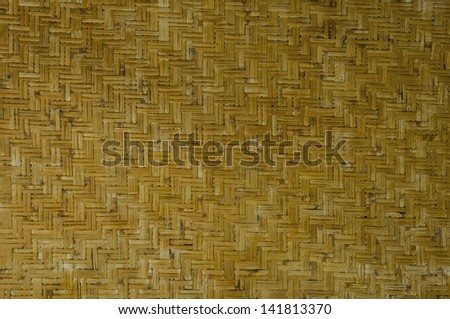 bamboo Weave Show Of Pattern Background