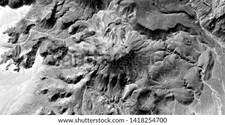 clay, allegory, abstract naturalism, Black and white photo, abstract photography of landscapes of the deserts of Africa from the air, aerial view, contemporary photographic art, 