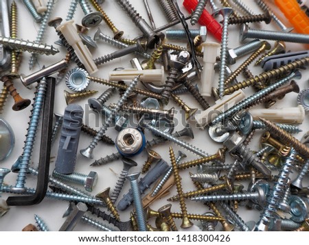 fasteners nuts bolts nails thread rivet