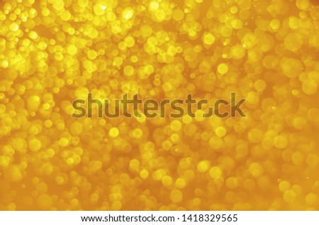 yellow gold bokeh glitter sparkle abstract