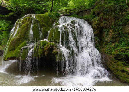 Bigar Waterfall,Caras-Severin,Romania,Located at the intersection with the parallel 45 in Romania