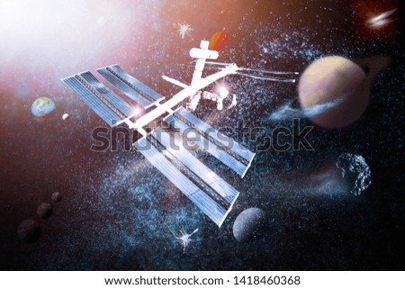 High resolution images presents planets of the solar system this image elements furnished by nasa