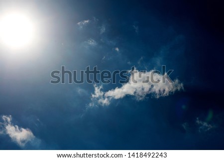 Sky with clous background wallpaper high quality prints