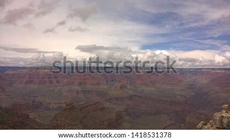 The Grand Canyon Landscape and Sky
