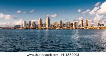 Skyline of San Diego at Sunset - travel photography