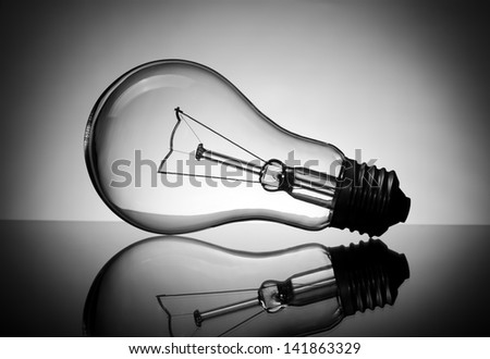  Photography of incandescent lamp on a glass