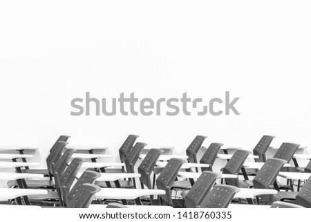 lecture chair black and white 