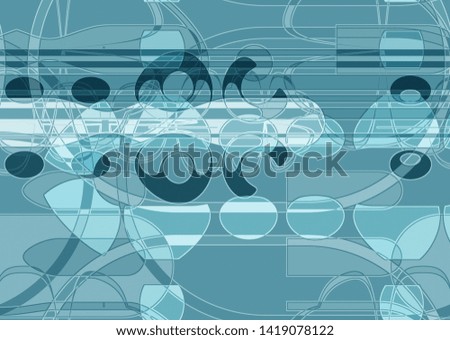 colored graphic abstract decor illustration