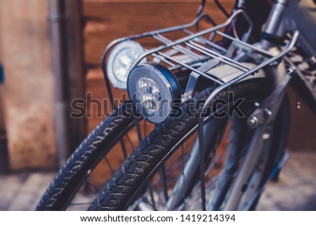 Biking transport cycle vintage wheel close