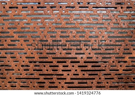 old rusty galvanized iron texture for background 