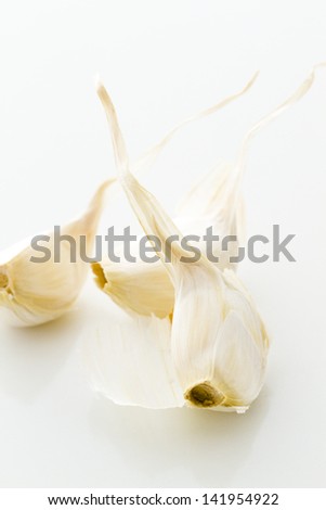 Organic garlic from the local Farmers Market.