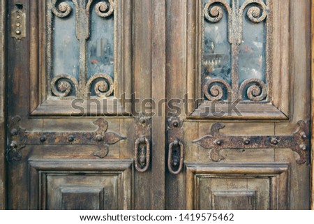 Old wooden doors. High Resolution Photography.