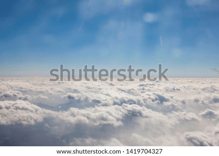 
Clouds seen from an airplane