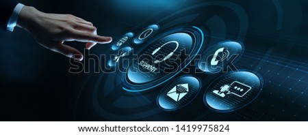 Technical Support Center Customer Service Internet Concept Royalty-Free Stock Photo #1419975824