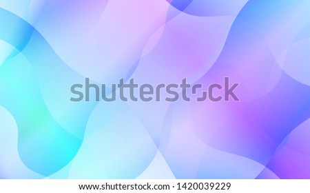 Abstract Background With Dynamic Effect. Vector Illustration with Color Gradient