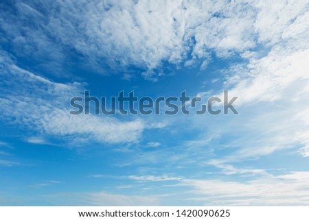 Background sky and soft clouds
