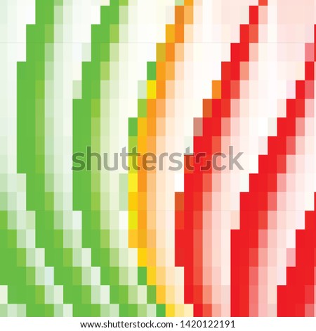 Geometric colorful vector background. Abstract halftone illustration pattern. Vintage texture