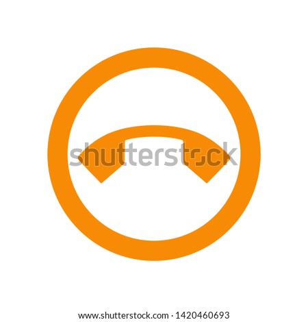 Phone icon isolated sign symbol vector illustration - vector