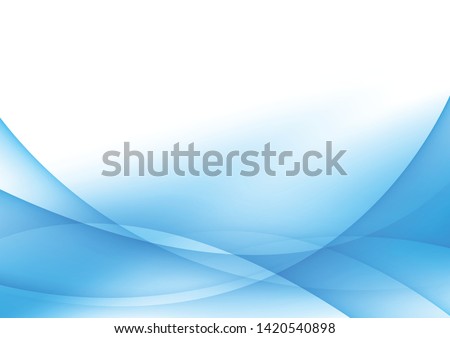 Abstract blue wave background modern design ideas