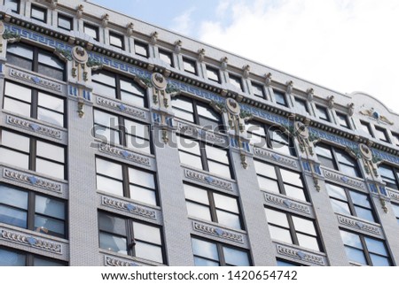 A building exterior in New York City