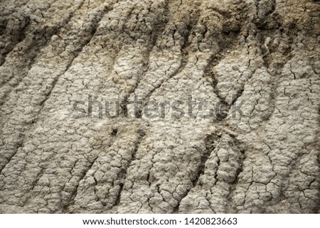 Eroded earth texture, geology and environment, climate change
