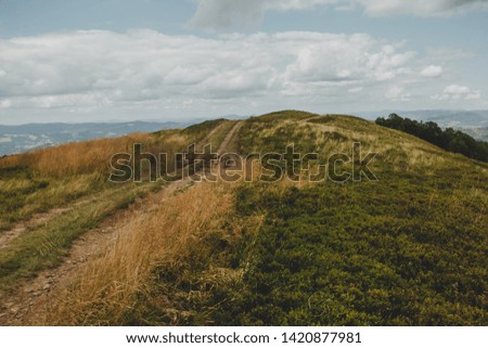 mountain landscape at the top