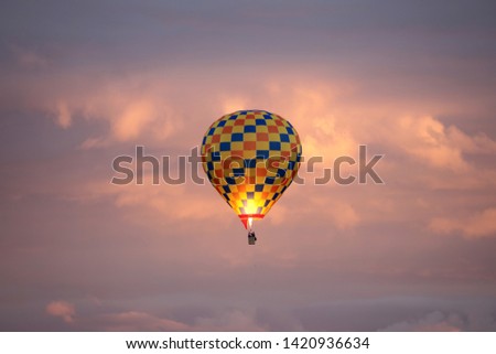 hot air balloon in sky 