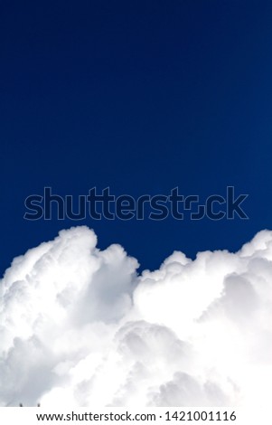 Beautiful sky and clouds, space for design