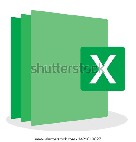 computer software file icon. vector illustration  Royalty-Free Stock Photo #1421019827