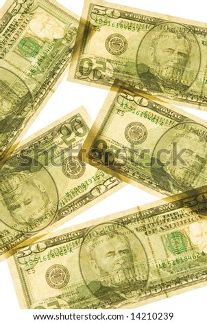 United States 50 dollar bills