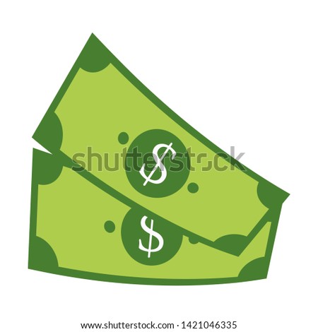 Money icon. Dollar currency cash sign. Bill payment symbol