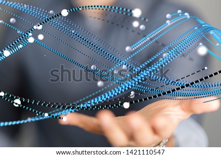 media network digital in hand