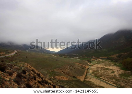 Rough nature of Caucasus mountains, Dagestan, Russia
