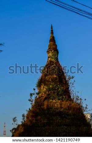 pagoda in thailand, digital photo picture as a background
