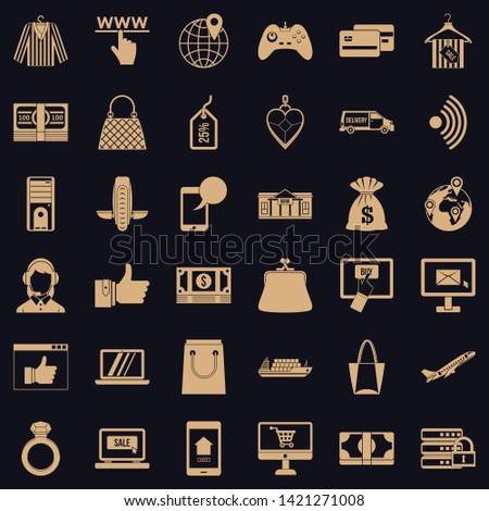 Dialog icons set. Simple set of 36 dialog vector icons for web for any design