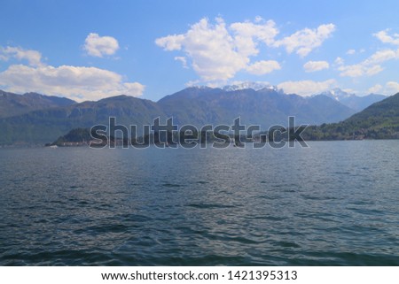 Beautiful landscape of Como lake