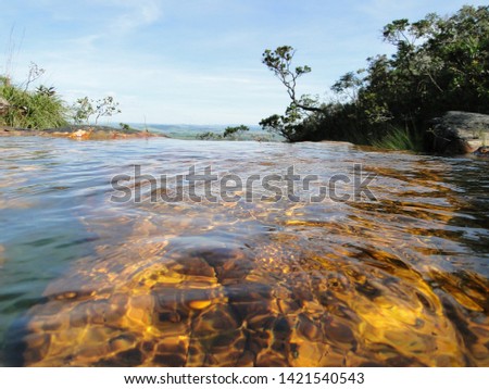 WATERFALL IN THE REGION OF SERRA DA CANASTRA STATE PARK, MINAS GERAIS, BRAZIL