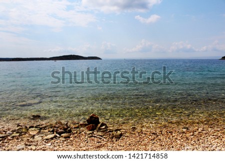 
Harbor / beach Rab in Croatia