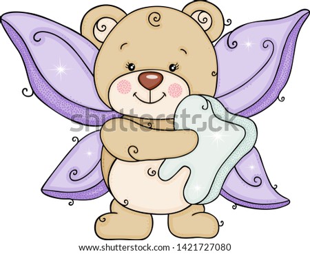 Dental health tooth fairy teddy bear