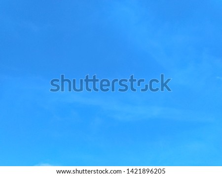 white clouds and blue sky in summer, can be used as wallpaper and background