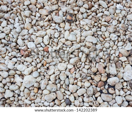 Background style picture of many stone that is various size and shape