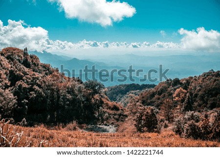 A landscape picture at Chaing Mai, Thailand
